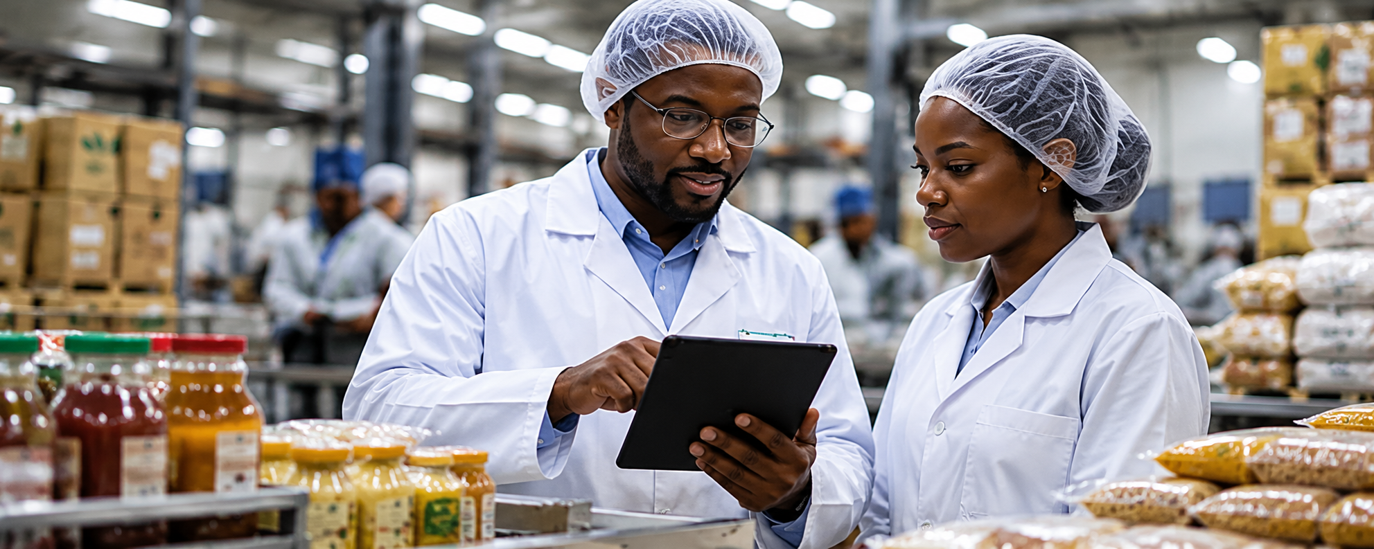 Food production operations relevant to facility compliance